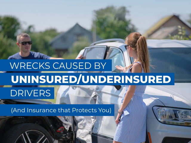 Hit by an uninsured or underinsured driver? These types of insurance coverage can help.