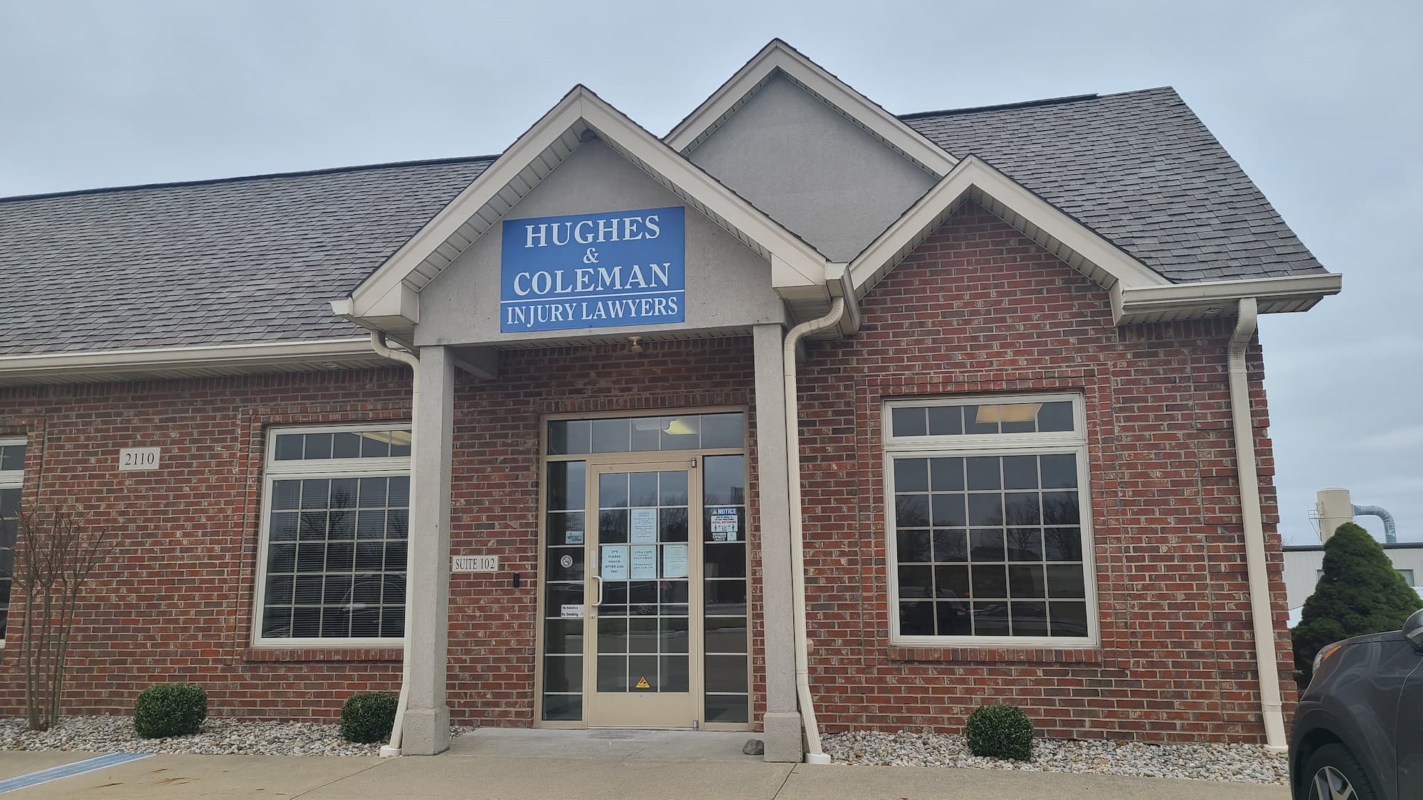 Hughes & Coleman Injury Lawyers office in Elizabethtown, KY