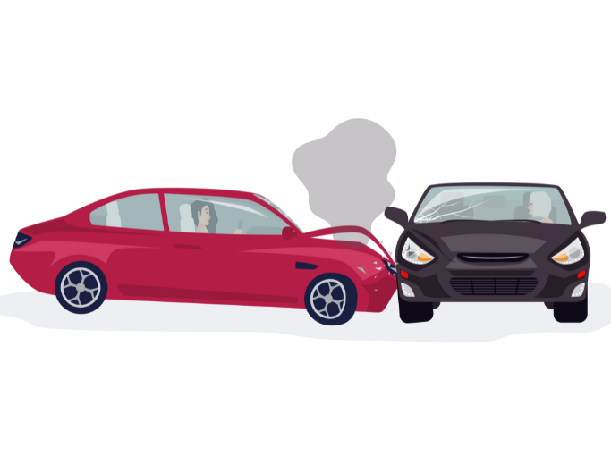 T-bone angle collision car accident in Louisville KY