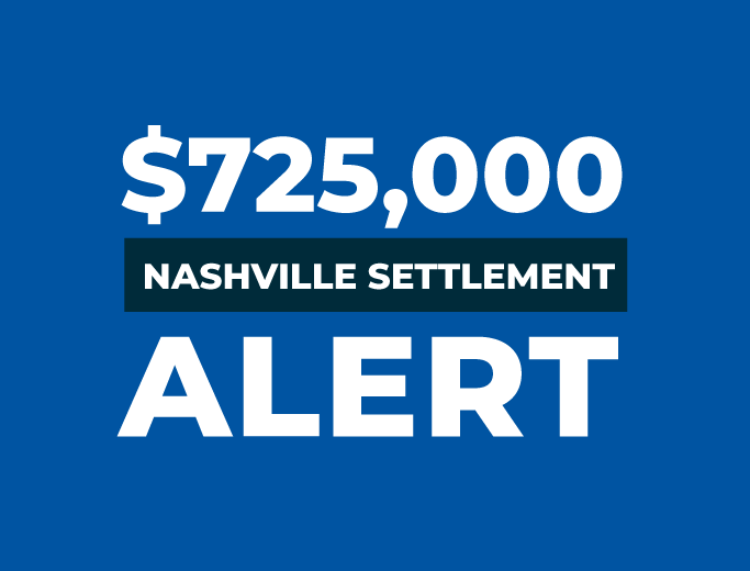 $750,000 Nashville Car Accident Settlement for Rear-End Car Accident