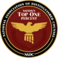 National Association of Distinguished Counsel - Nation's Top 1% Award