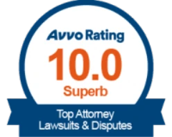 Avvo 10 Superb Rating Top Attorney Lawsuits & Disputes