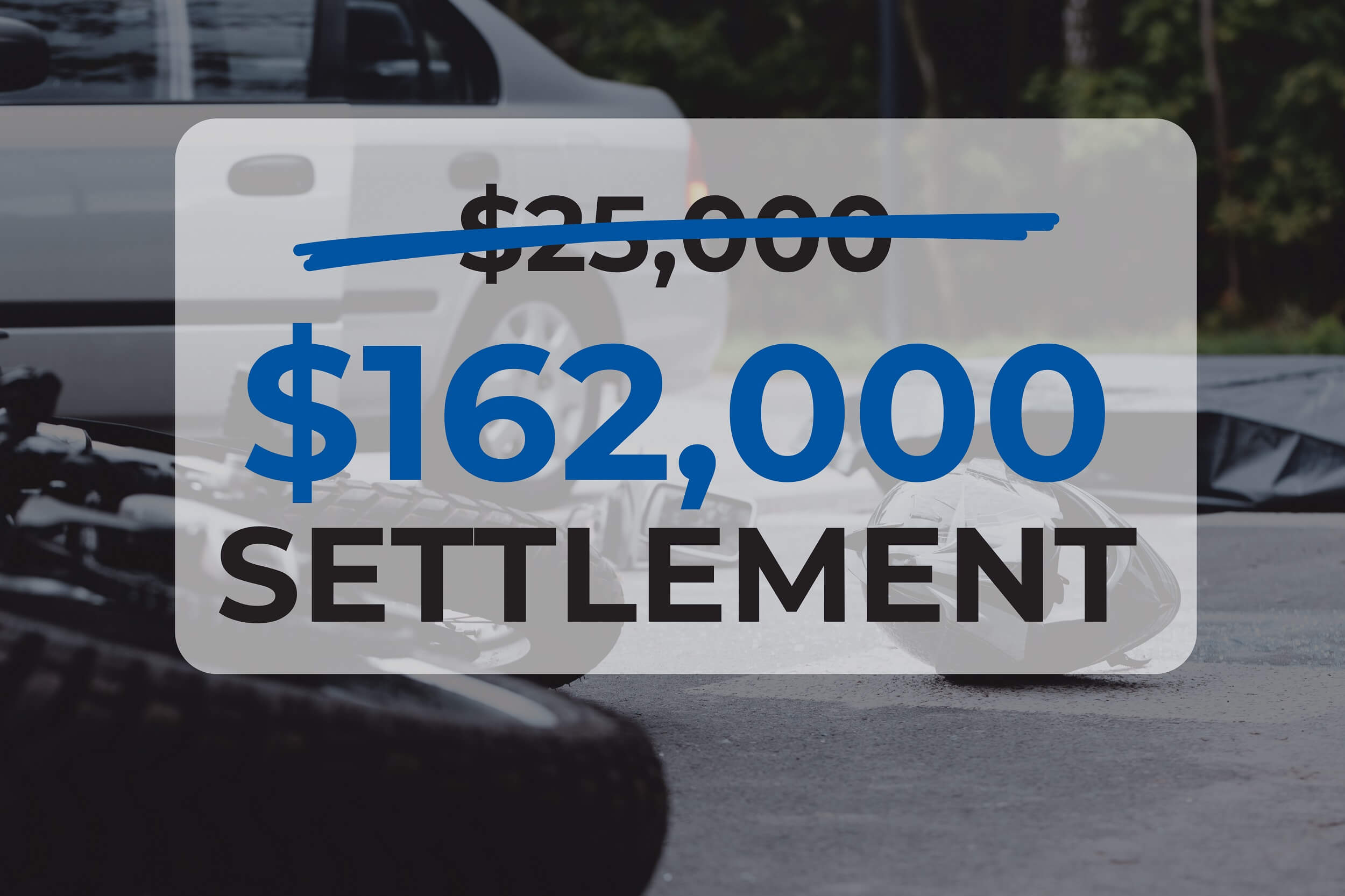 The Louisville car accident attorneys at Hughes & Coleman negotiated a $162,000 settlement that included three insurance companies and eight types of insurance claims.